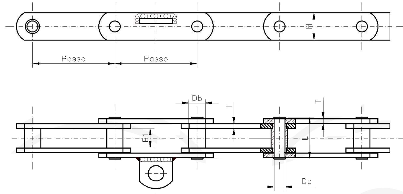 CATENE PER FINITRICE STRADALE